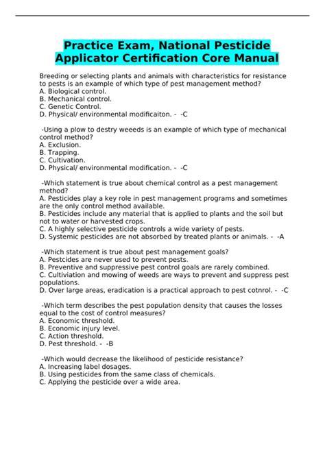 how hard is the michigan pesticide applicator test|applying pesticides correctly practice test.